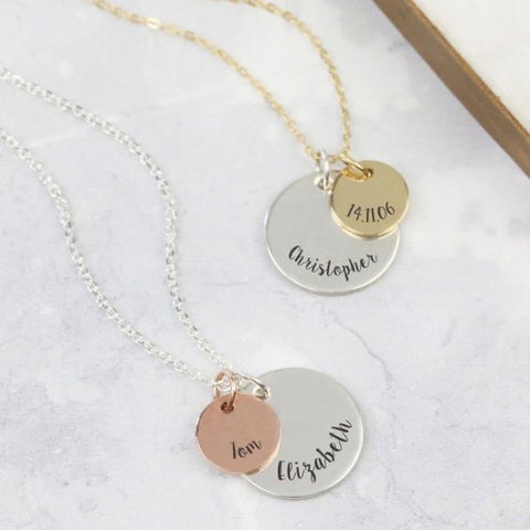 COLLANA  TRIS MEDAGLIE