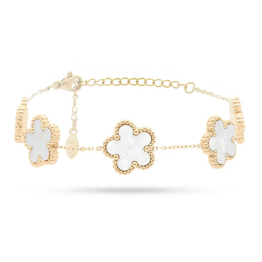 BRACCIALE FIORI MADREPERLA