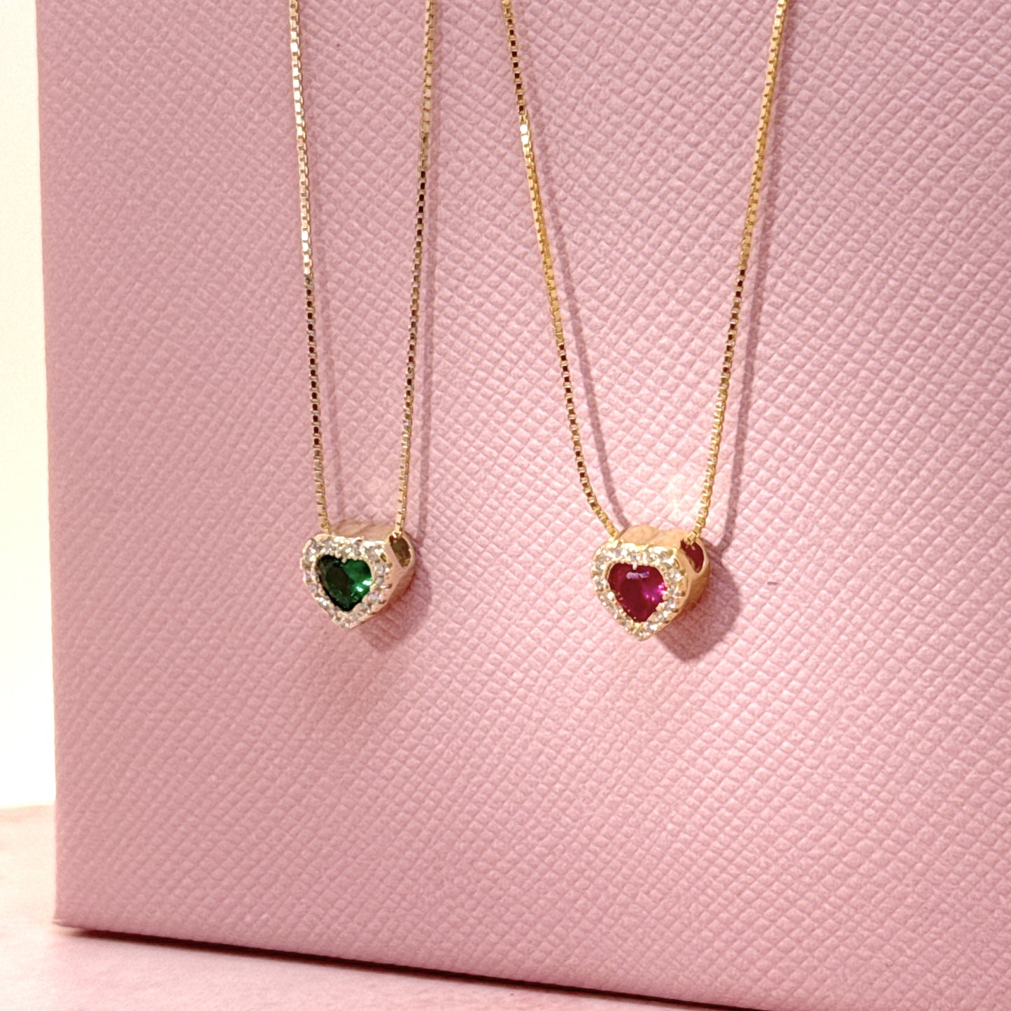 COLLANA CON CUORE E BEBE’