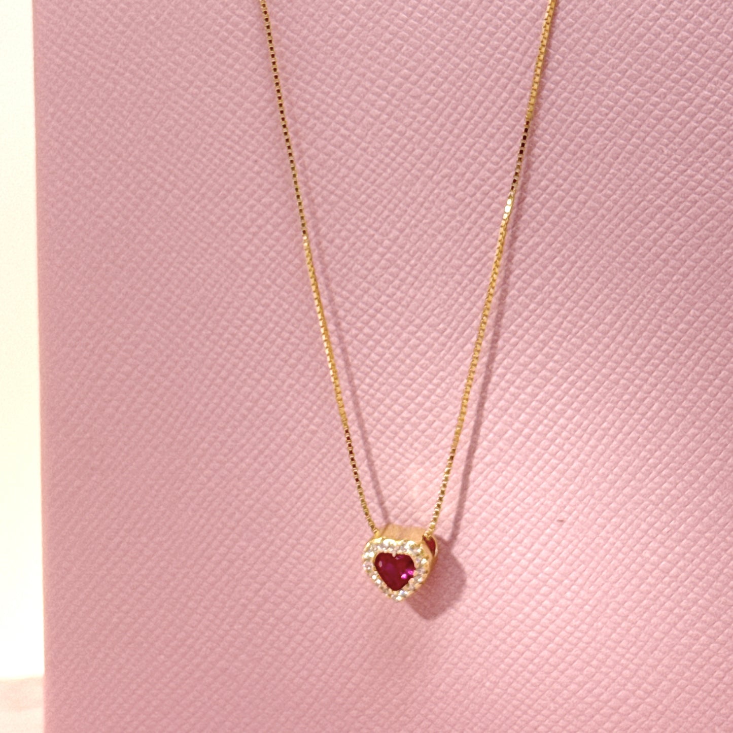 COLLANA CON CUORE E BEBE’