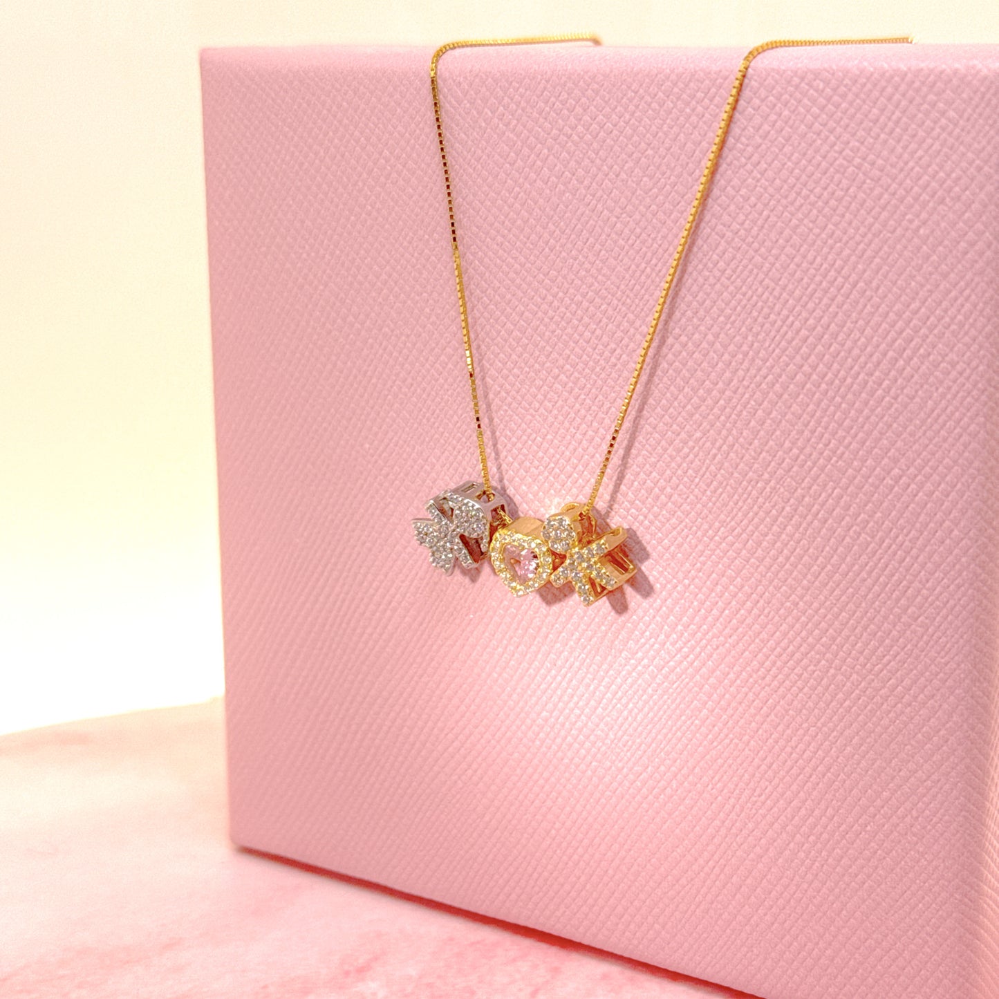 COLLANA CON CUORE E BEBE’