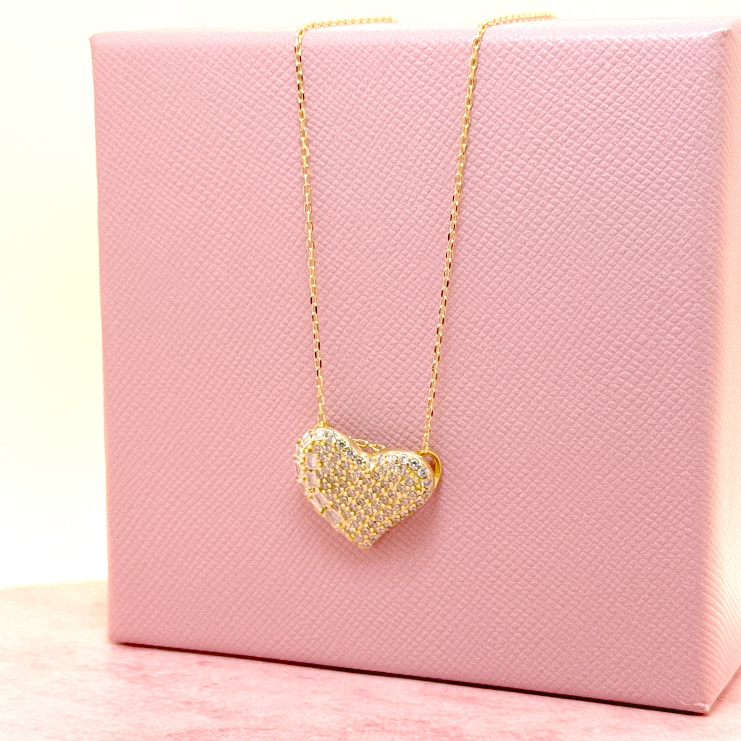 COLLANA CUORE BAGUETTE