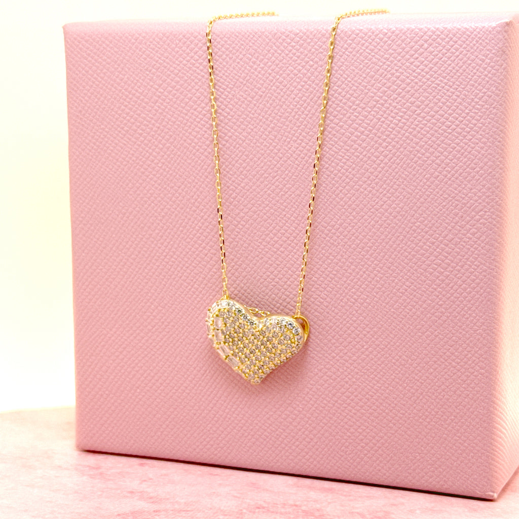 COLLANA CUORE BAGUETTE