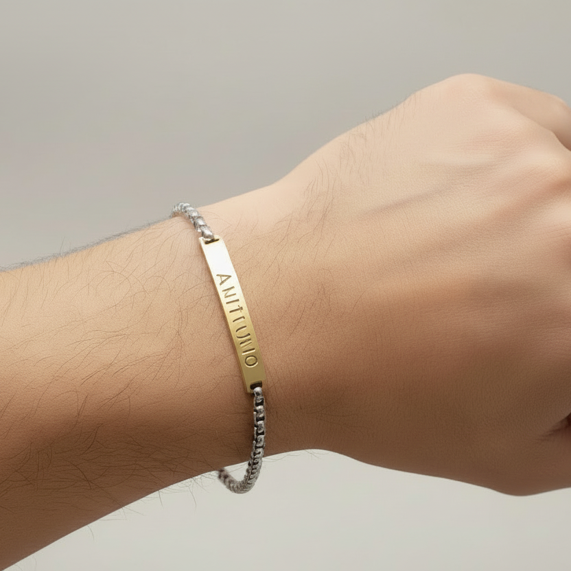 BRACCIALE UOMO PERSONALIZZABILE