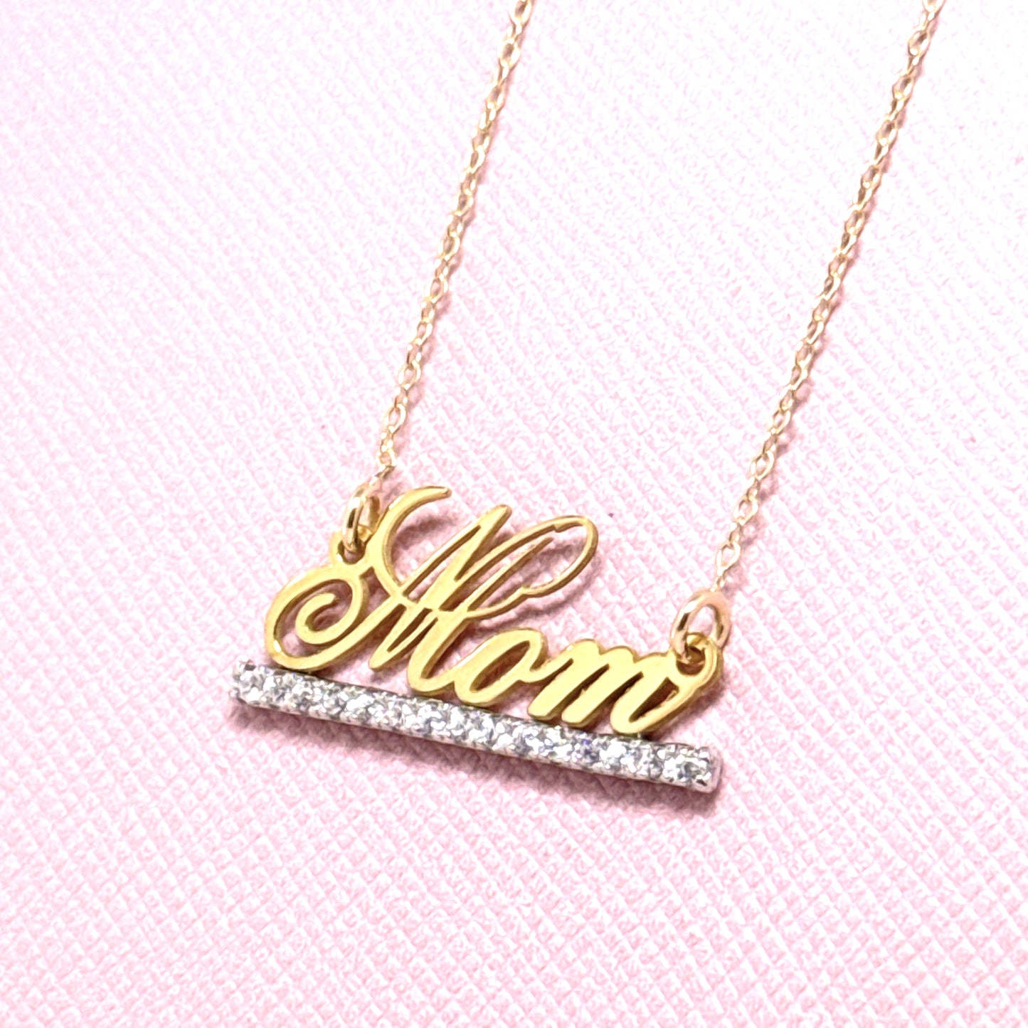 COLLANA MOM CON LINEA ZIRCONI