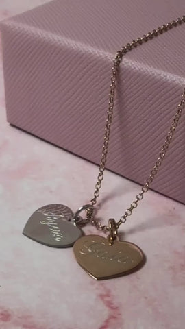 COLLANA CUORICINI PERSONALIZZATI
