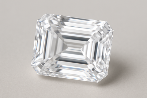 zircone  bianco rettangolare