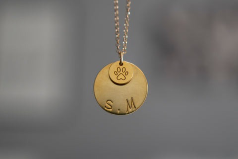 COLLANA  ZAMPA PERSONALIZZATA